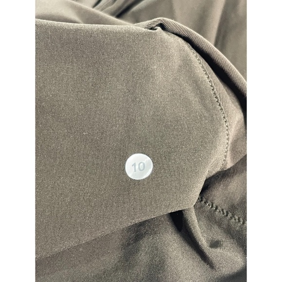 LULULEMON On The Fly Pants Dark Olive Inseam 27 inches, Size 10 - Picture 8 of 11